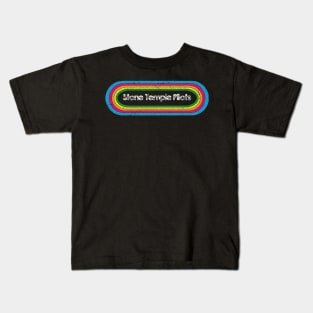 stone ll rainbow retro Kids T-Shirt